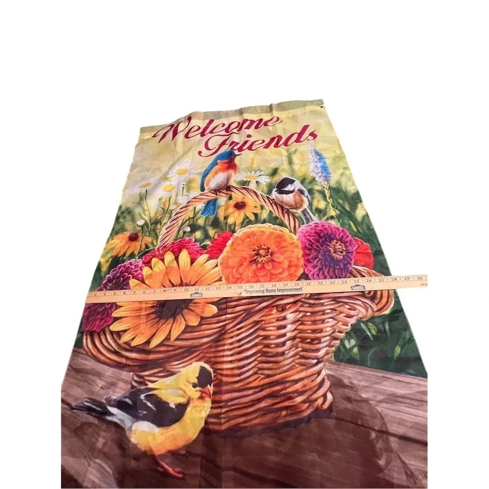 Carson Welcome‎ Friends Garden Flag 10x15